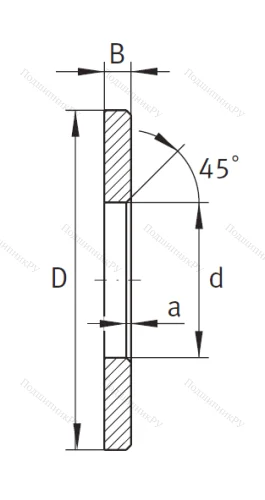 Игольчатый подшипник кольцо упорное LS 1528 от производителя  INA