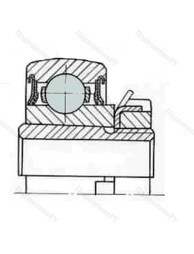Шариковый однорядный подшипник 1680204 в Владикавказе