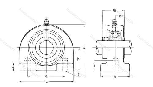 Подшипниковый узел UCPA 210 в Владикавказе