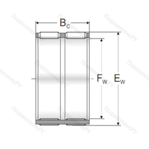 Подшипник игольчатый радиальный K 75X 83X 46ZWTN
