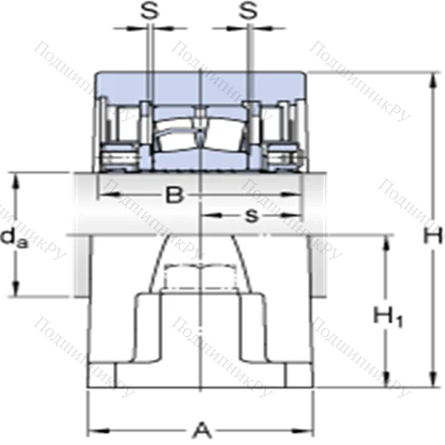 Стационарные роликоподшипниковые узлы (SKF ConCentra, для дюймовых валов) SYR 2 15/16 N-118
