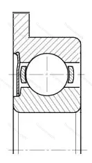 Подшипник  3860099 размер 9x20x9