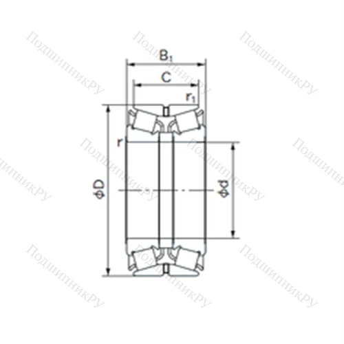 Подшипник роликовый радиально-упорный 85KBE 03
