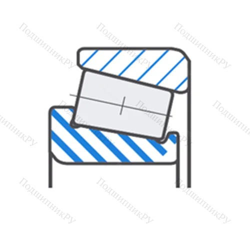 Подшипник роликовый радиально-упорный LM 603049/011 от производителя  SNR