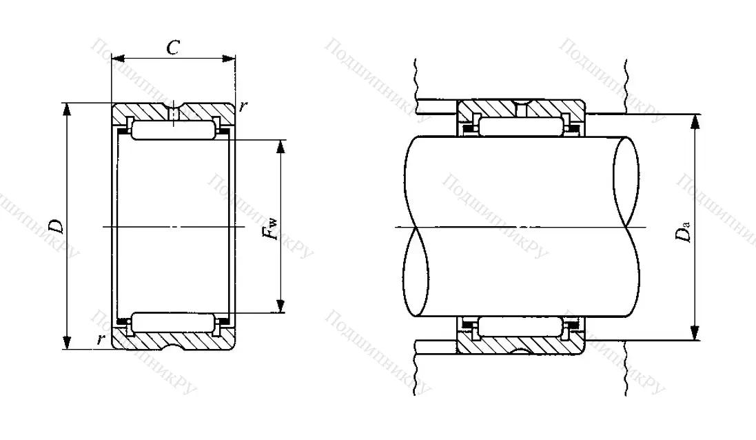 Игольчатый подшипник