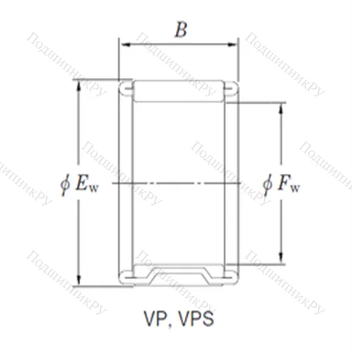 Подшипник игольчатый радиальный 32VP 3820A