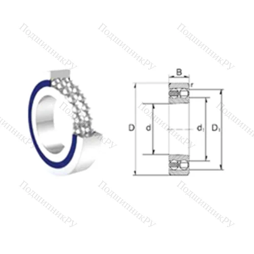 Подшипник шариковый радиальный самоцентрирующийся 2201-2RS
