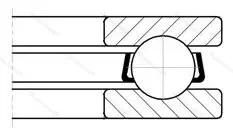 Модификация подшипника 8420Л размер 100x210x85