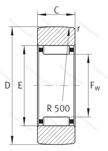 Подшипник RSTO 6 TN от производителя  INA