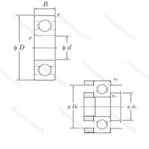 Подшипник шариковый радиальный ML 5009