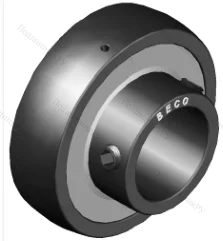 Высокотемпературный корпусной подшипник UC 203 BHTS ZZ GR CG 350° BECO в Владикавказе