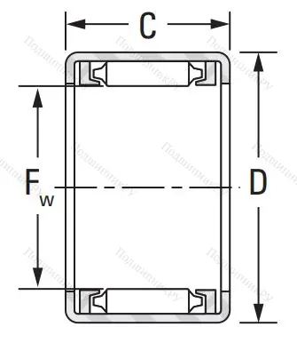 Подшипник обгонной муфты обгонная муфта FC 25 в Владикавказе