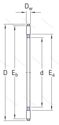 Игольчатый подшипник подшипник AXK 3047 от производителя  SKF