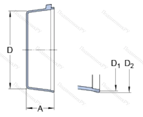 Торцевая крышка ECY 205 в Владикавказе