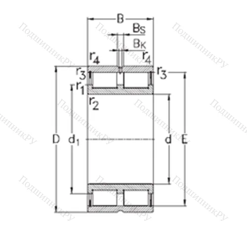 Подшипник роликовый радиальный NNCL 4836-V