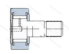 Подшипник  КНС35 (KRV 35) размер 16x35x18/52 от производителя  ГПЗ-11