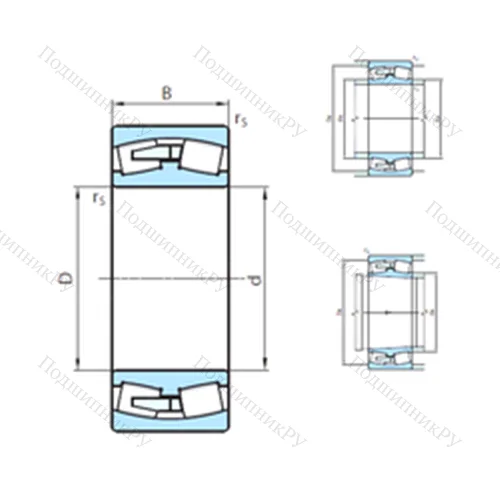 Подшипник роликовый радиальный самоцентрирующийся 24064CW 33MB