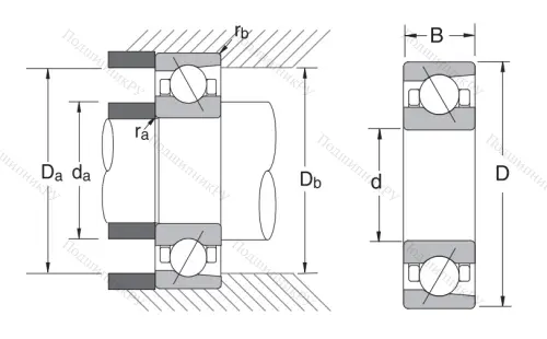Сверхточный подшипник 7018 ATYNDBCP 20P 4 от производителя  NSK