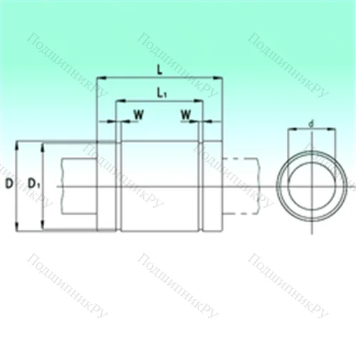 Подшипник шариковый линейный KB 0522