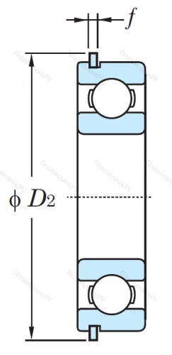 Однорядный шариковый подшипник 6309 NR C 3 от производителя  KOYO