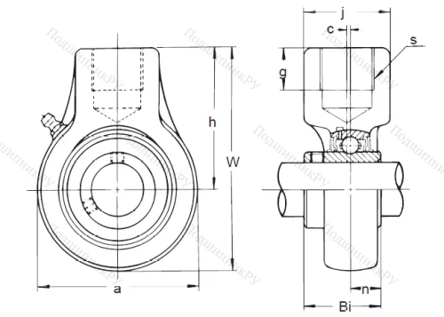Подшипниковый узел UCECH 206 в Владикавказе