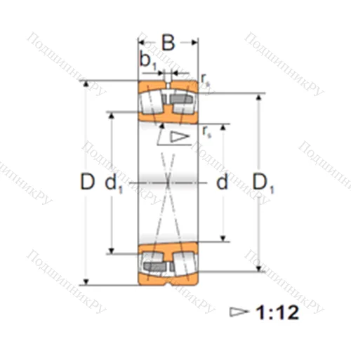 Подшипник роликовый радиальный самоцентрирующийся 22336K