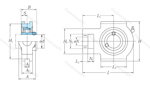 Подшипниковый узел UCT 208 J в Владикавказе