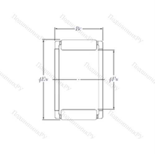 Подшипник игольчатый радиальный PK 30?37?15.9X
