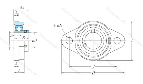 Подшипниковый узел UFL 003 JE 1 в Владикавказе