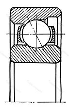 Модификация подшипника 6010 размер 10x28x8