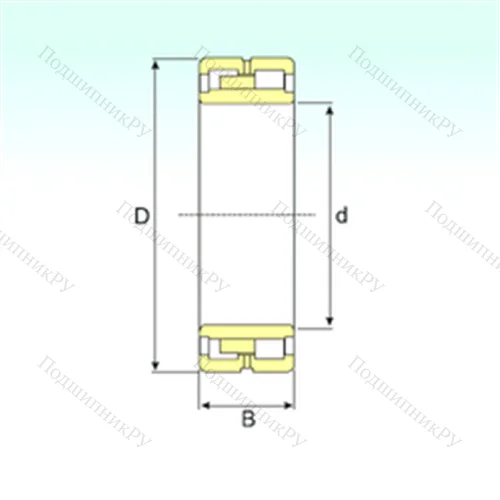 Подшипник роликовый радиальный NN 49/1000 W 33X
