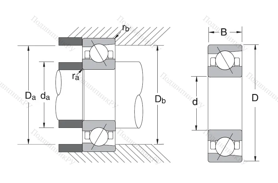 Сверхточный подшипник 7917 A 5TRV 1VSUMP 3