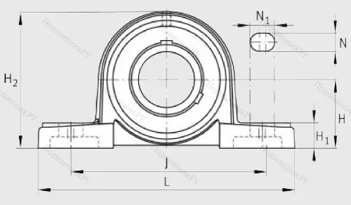 Подшипниковый узел UCP 212 J 7 в Владикавказе