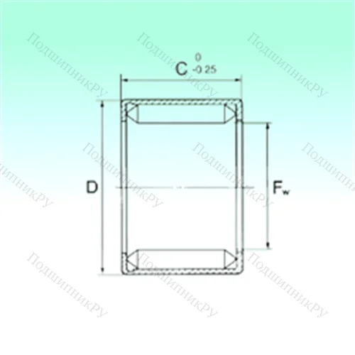 Подшипник игольчатый радиальный HN 2820