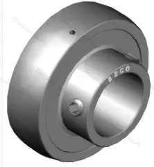 Высокотемпературный корпусной подшипник UC 210 BHTS ZZ C 4 200° BECO в Владикавказе