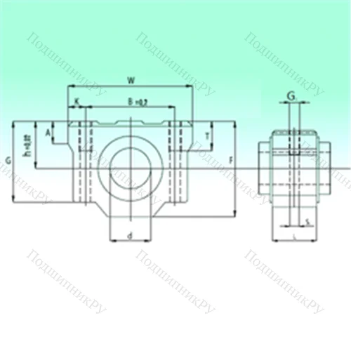 Подшипник шариковый линейный SCV 30-UU AS от производителя  NBS