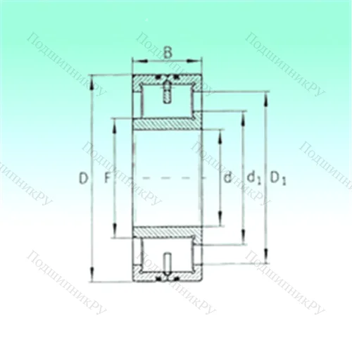Подшипник роликовый радиальный LSL 192324