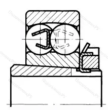 Модификация подшипника 2В0-11218ЛК размер 90x180x34/58
