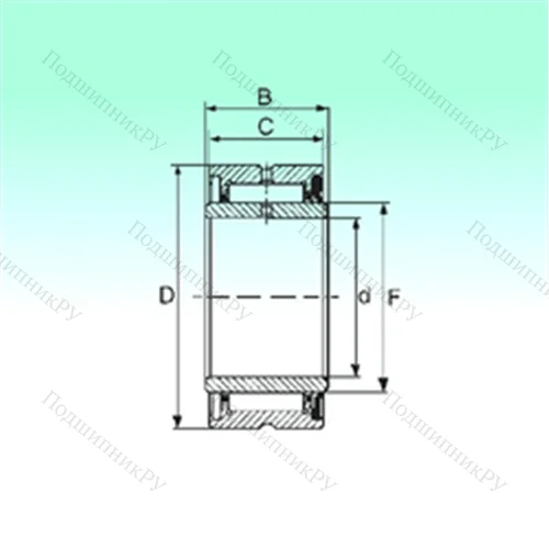 Подшипник игольчатый радиальный NA 4907 RS