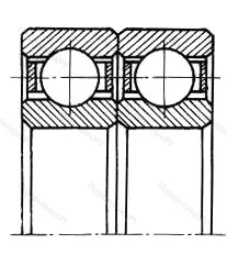 Подшипник  190209 размер 45x85x38 от производителя  ГПЗ-1