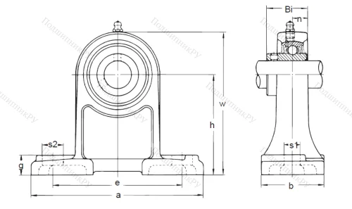 Подшипниковый узел UCPH 206 в Владикавказе