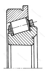 Модификация подшипника 677/965МУ размер 965x1115x54