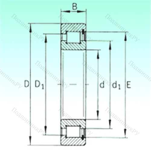 Подшипник роликовый радиальный SL 183020