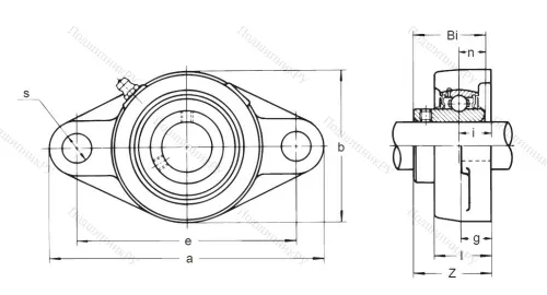 Подшипниковый узел UCFL 203 в Владикавказе