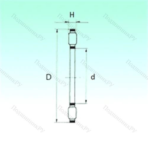 Подшипник роликовый упорный K 81117TN