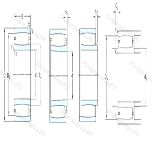 Подшипник роликовый тороидальный C 30/630M от производителя  SKF