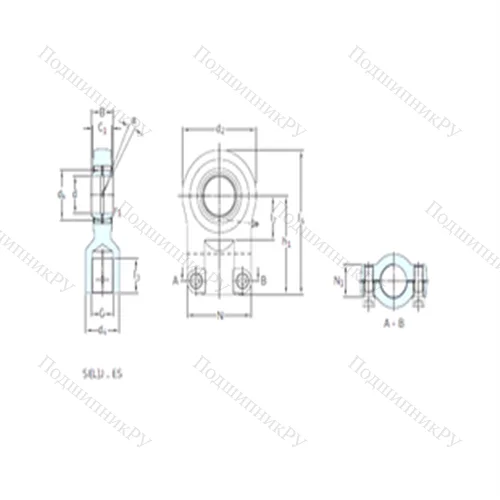 Подшипник скольжения сферический SIQG 12ESA