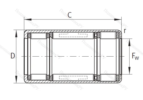 Подшипник обгонной муфты обгонная муфта HFL 2530 L 564 в Владикавказе