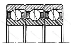 Модификация подшипника 666322Л1 размер 110x240x150