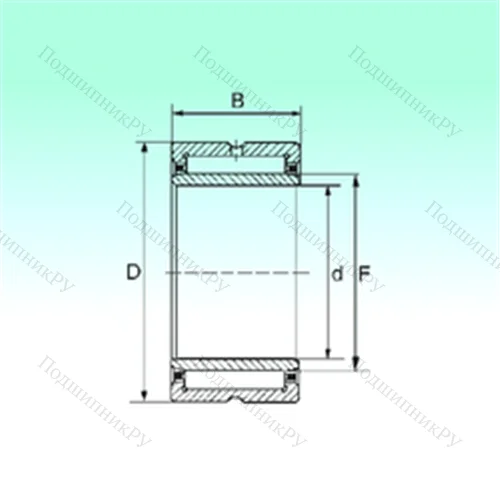 Подшипник игольчатый радиальный NA 4872